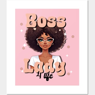 Boss Lady for life design Posters and Art